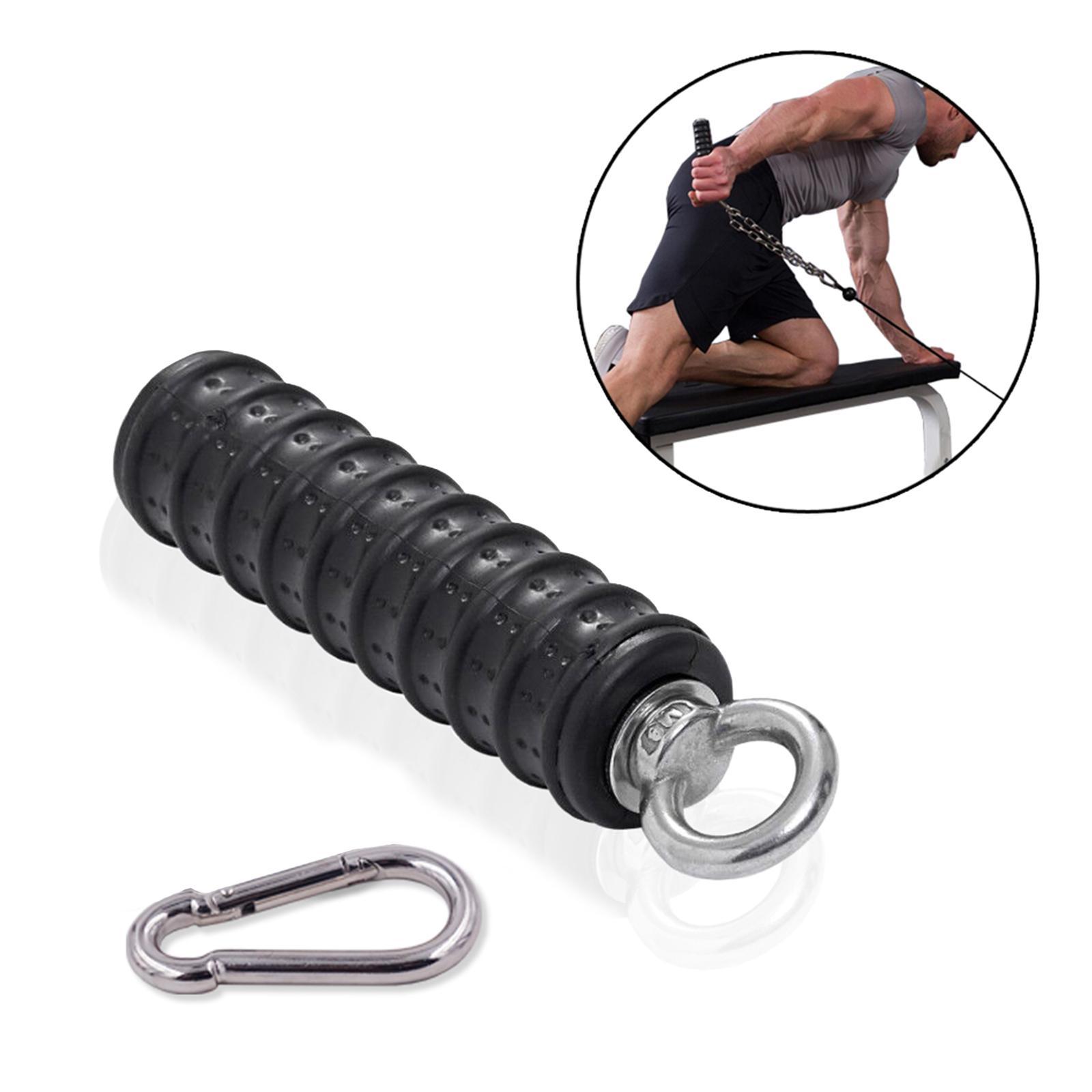 Đẩy xuống một phòng tập thể dục tay cầm cơ tam đầu kéo lên tay cầm tay cho máy cáp đính kèm thiết bị tập thể dục cơ bắp cánh tay