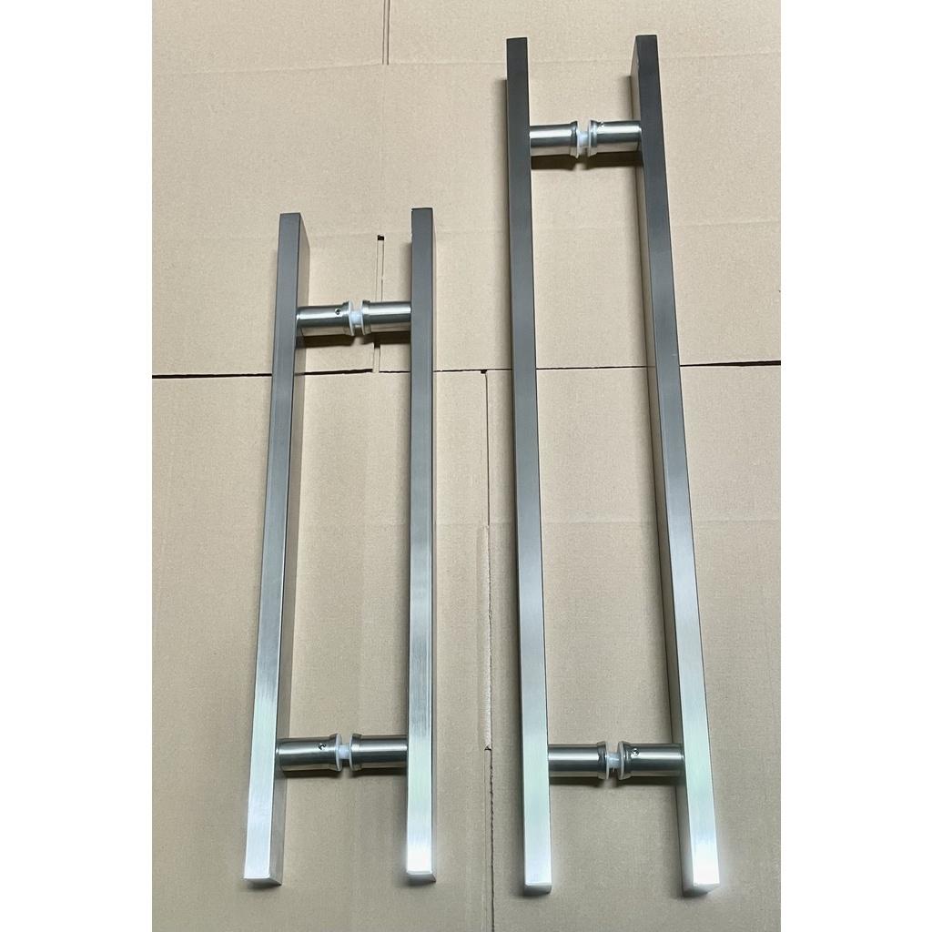 Tay nắm cửa kính cường lực hộp 20x40 INOX 304 cao cấp