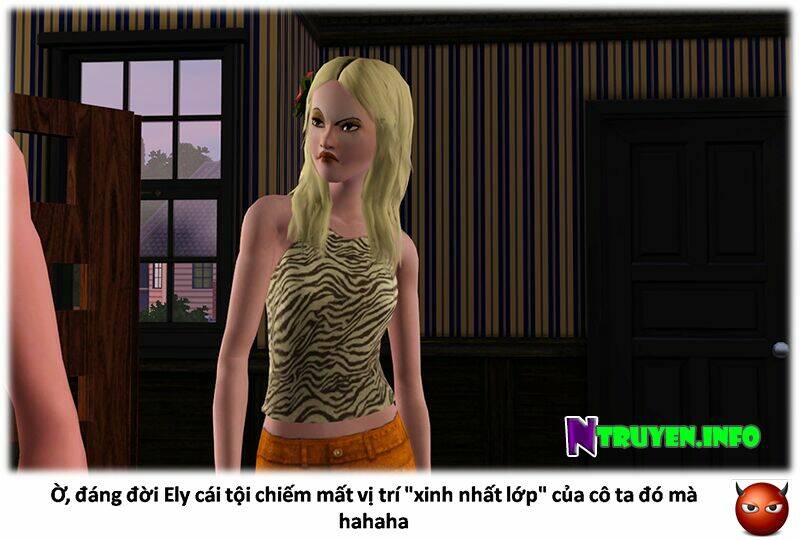 truyện sims - bí mật màu xanh chapter 2 15