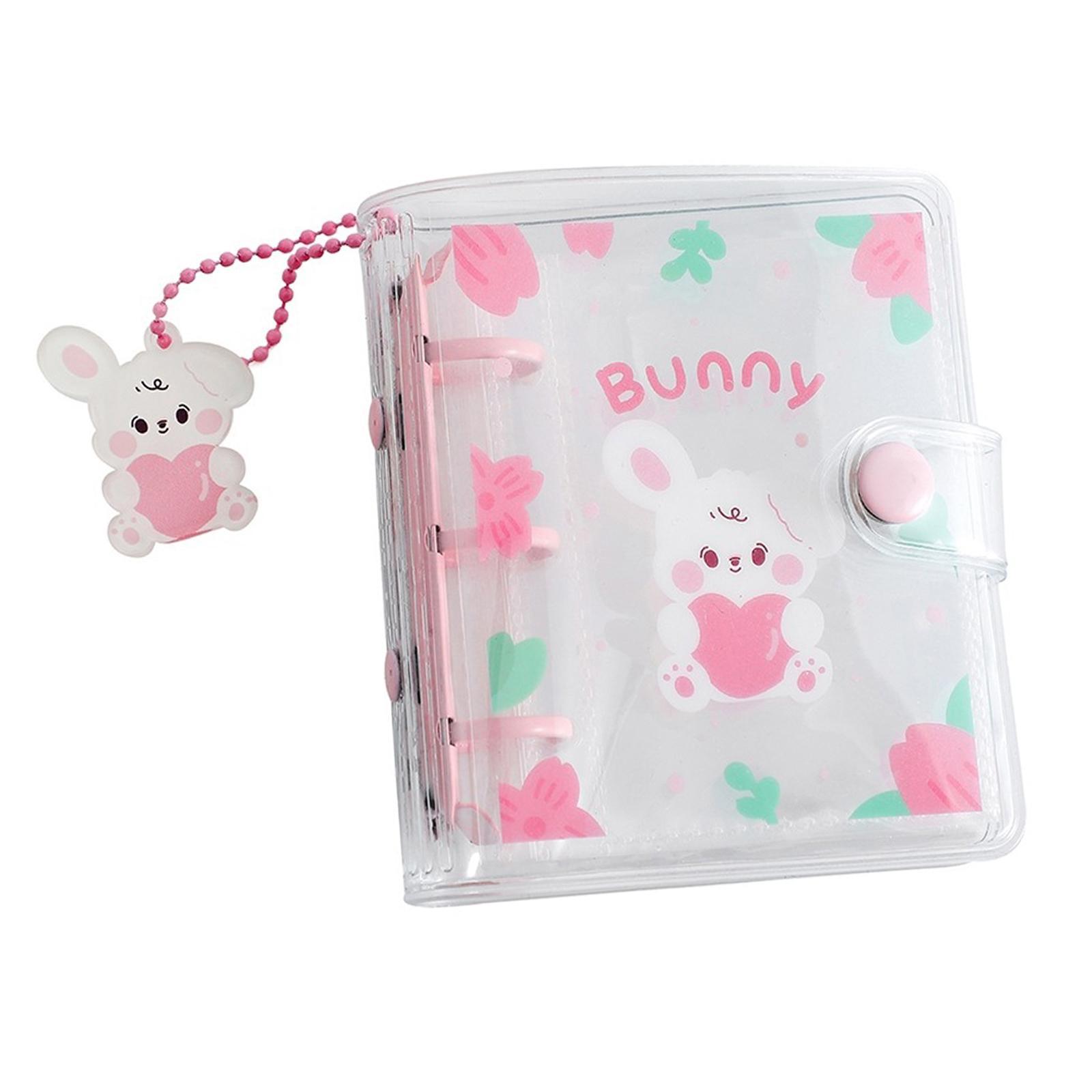 Mini Photo Album, Photo Card Holder with Pendant 10 Pockets