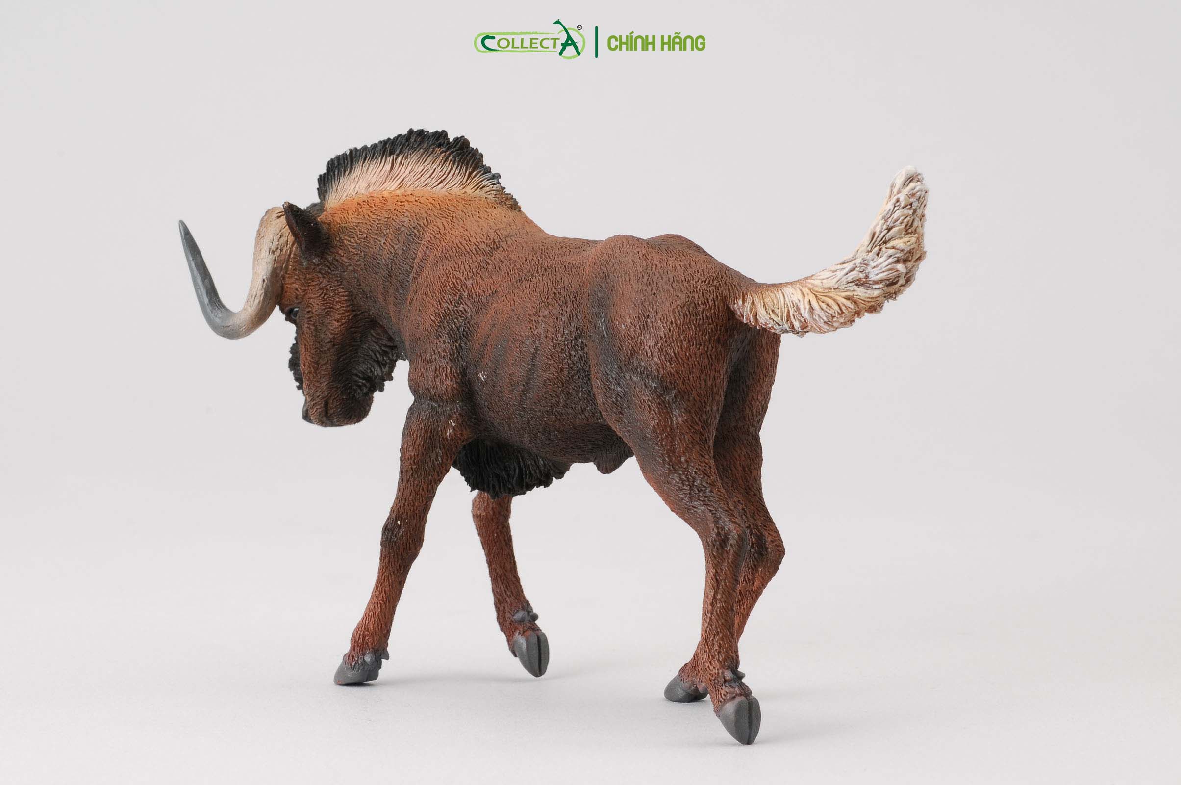 Mô hình thu nhỏ: Linh Dương Đầu Bò - Black Wildebeest , hiệu: CollectA, mã HS 9651160[88542] -  Chất liệu an toàn cho trẻ - Hàng chính hãng