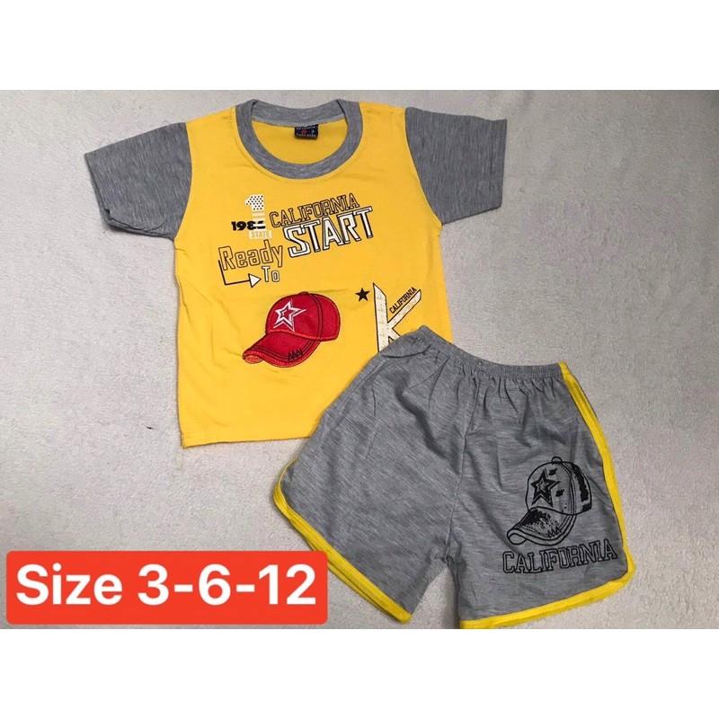 BỘ THUN COTTON CHO BÉ TRAI