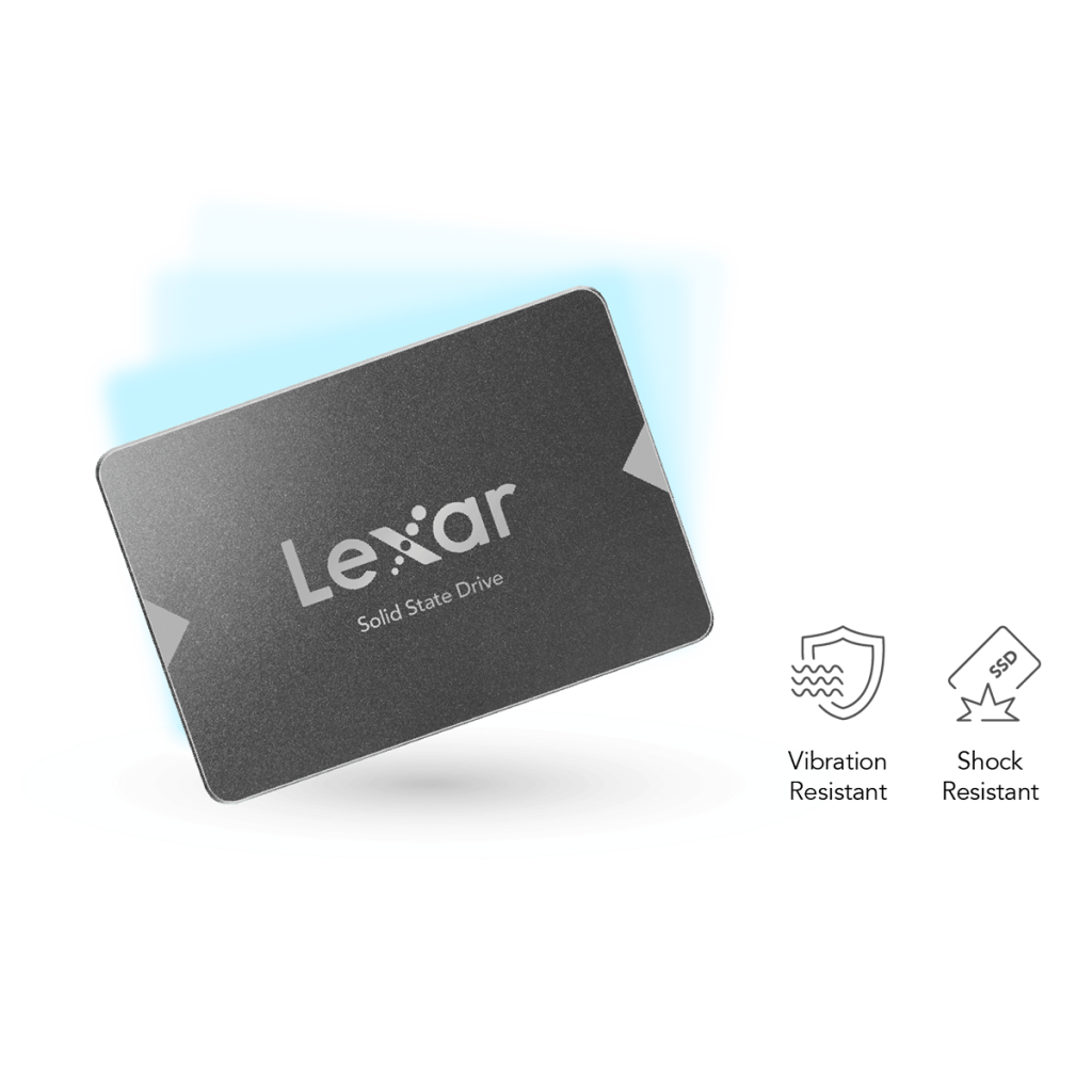 Ổ cứng SSD Lexar NS100 2.5&quot; Inch / SATA-III 6Gb/s - 128GB / 256GB / 512GB - Hàng Chính Hãng