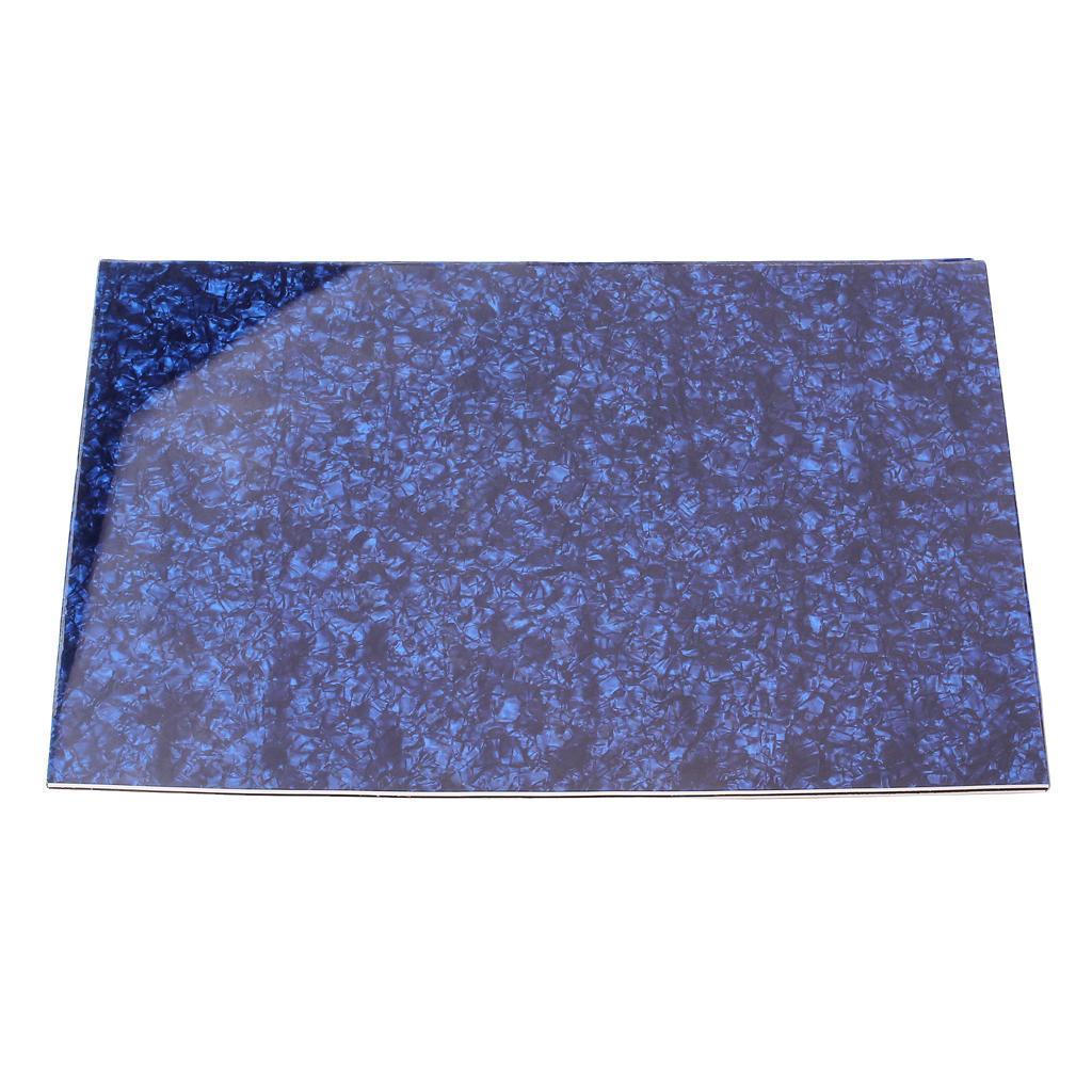 Durable 2x PVC 3-Ply Guitar Anti-scratch Blank Sheets Pickguard Material