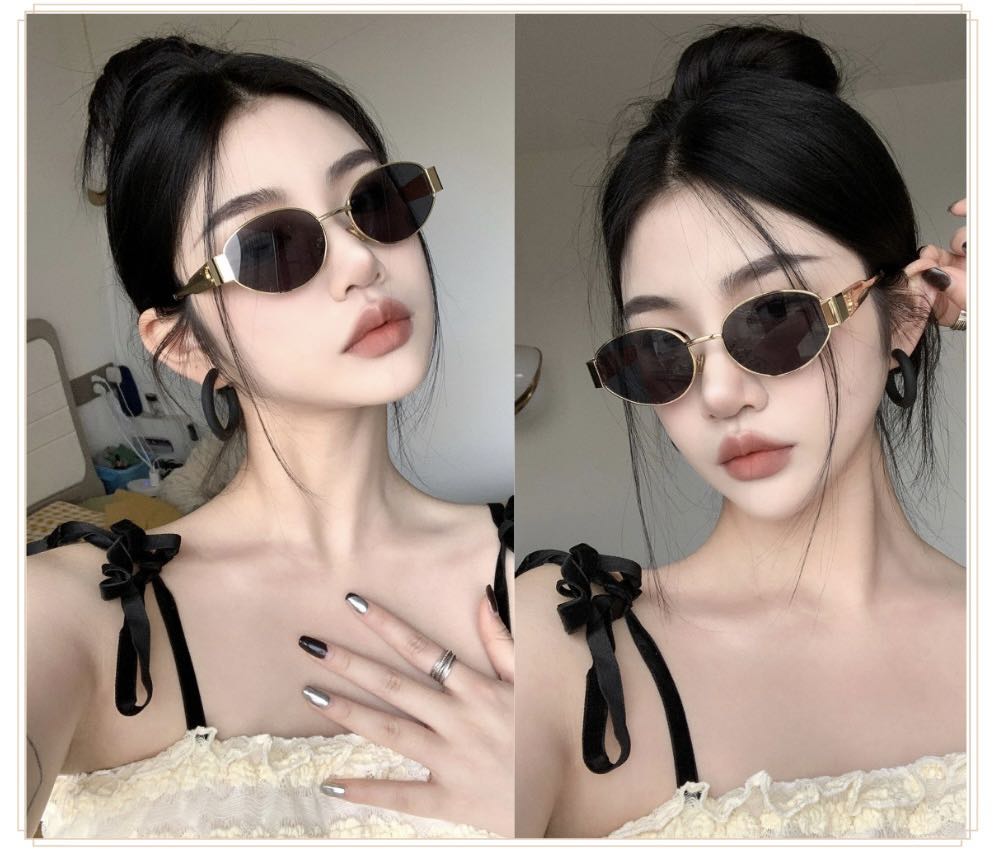 Kính râm Mắt bầu Hottrend thời trang chống nắng cao cấp Hàn Quốc