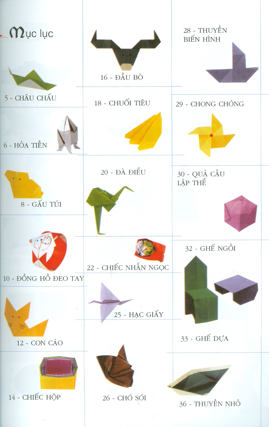 Origami Trò Chơi Gấp Giấy Dành Cho Trẻ Em - Tập 1