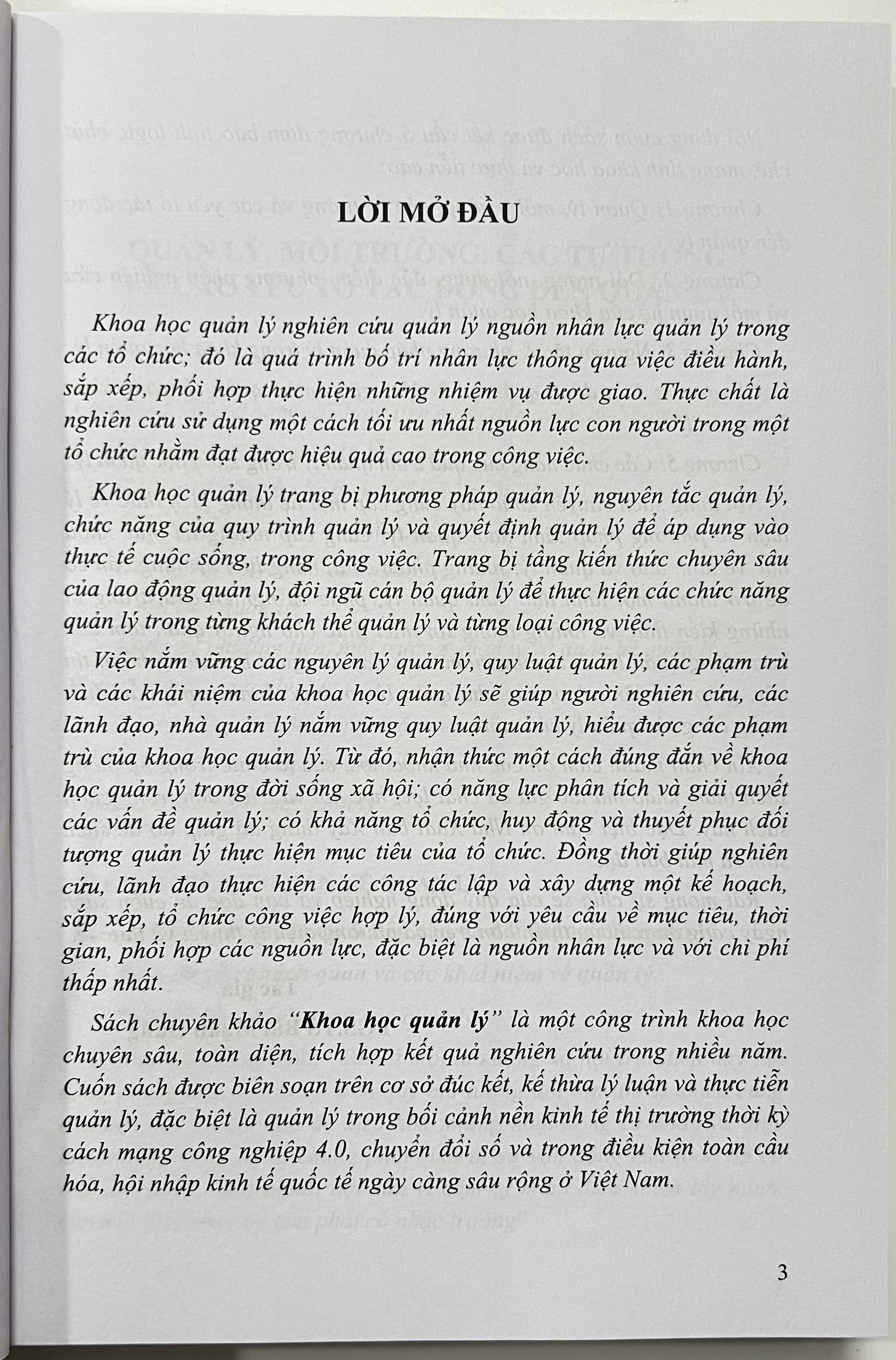 Sách - Khoa Học Quản Lý