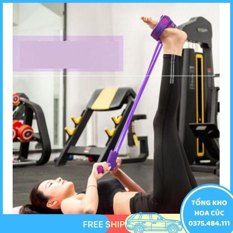 Dụng Cụ Tập Gym Cơ Bụng, Cơ Vai, Ngực Dây Kéo Cao Su Co Dãn Tại Nhà Cho Nam, Nữ - Vận Chuyển Miễn Phí Toàn Quốc