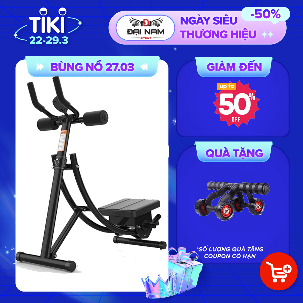 Ghế Tập Cơ Bụng Lưng Eo Đa Năng Dạng Trượt Đại Nam Sport