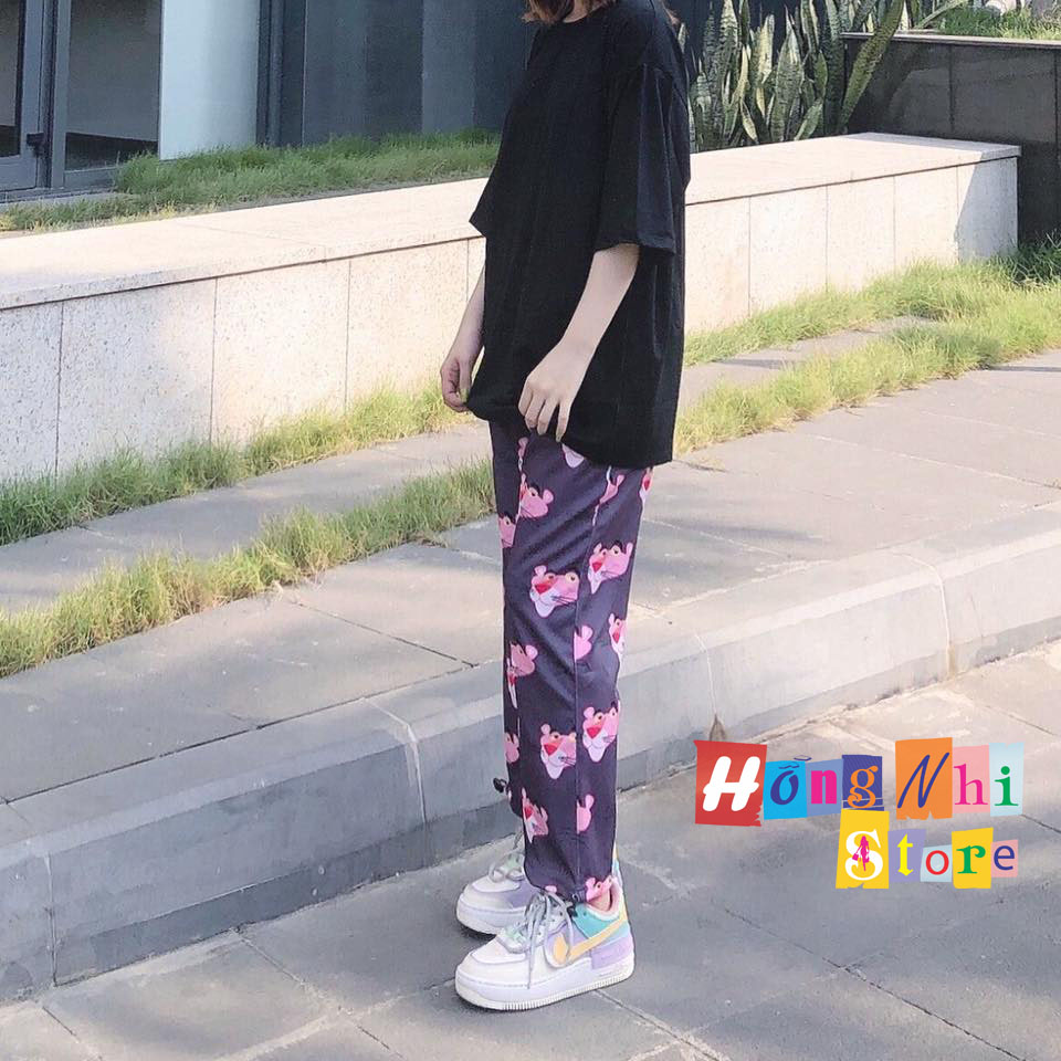 Quần Jogger Cartoon Pant Unisex Quần Con Cọp , Quần Hoạt Hình Dài Lưng Thun Bo Lai - MM