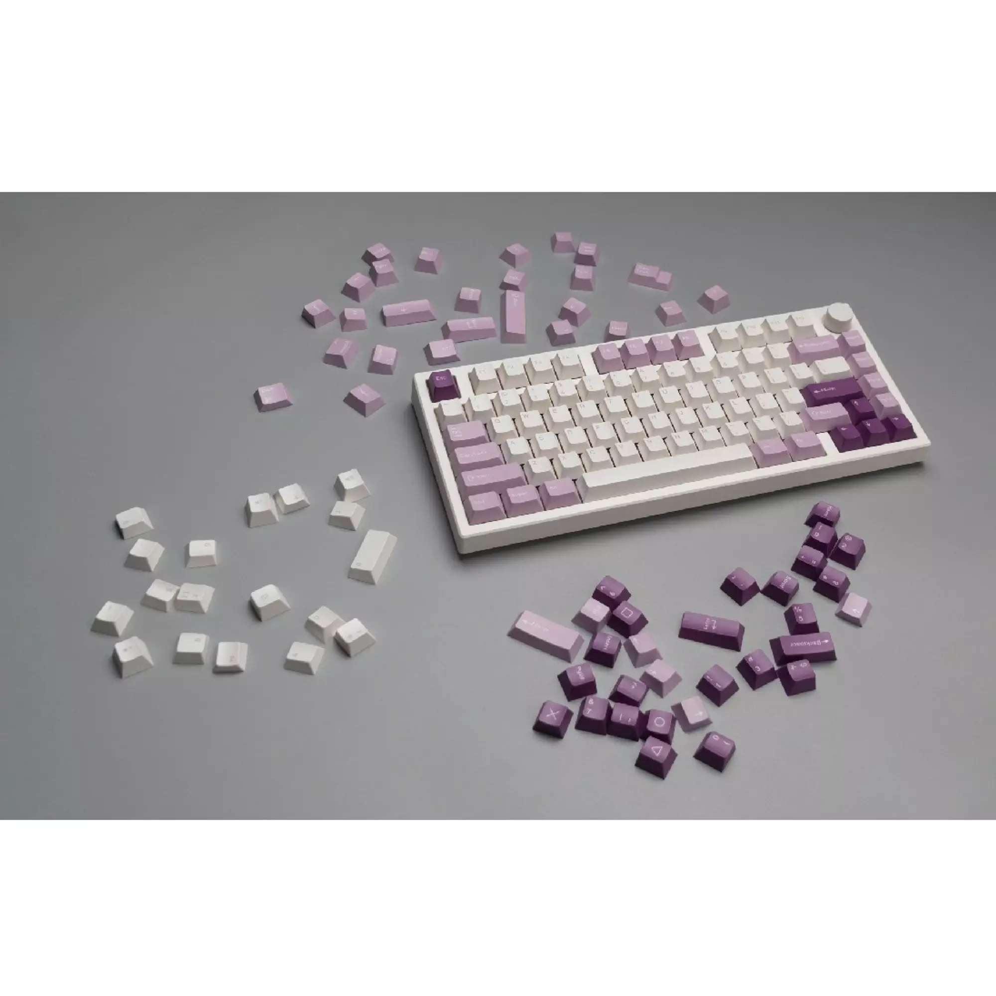 Bàn phím cơ FL-Esports GP75CPM Taro Purple - Hàng chính hãng