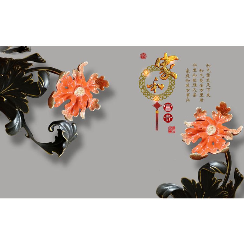 Tranh Dán Tường 3D Cao Cấp FD-121