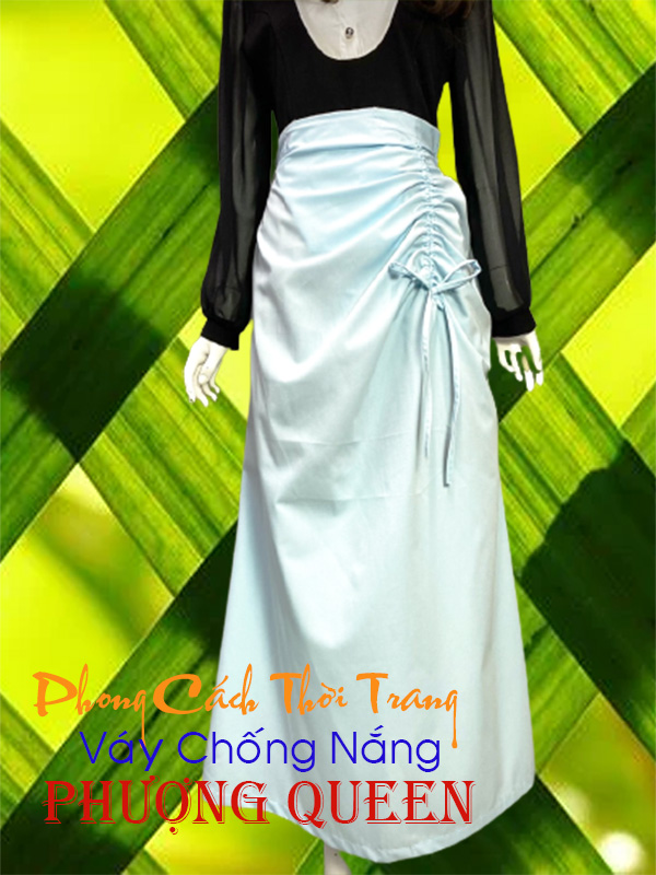 VÁY CHỐNG NẮNG MẪU MỚI PHƯỢNG QUEEN, Vải dày và mềm mại, Che phủ rộng, Chống tia UV tốt.