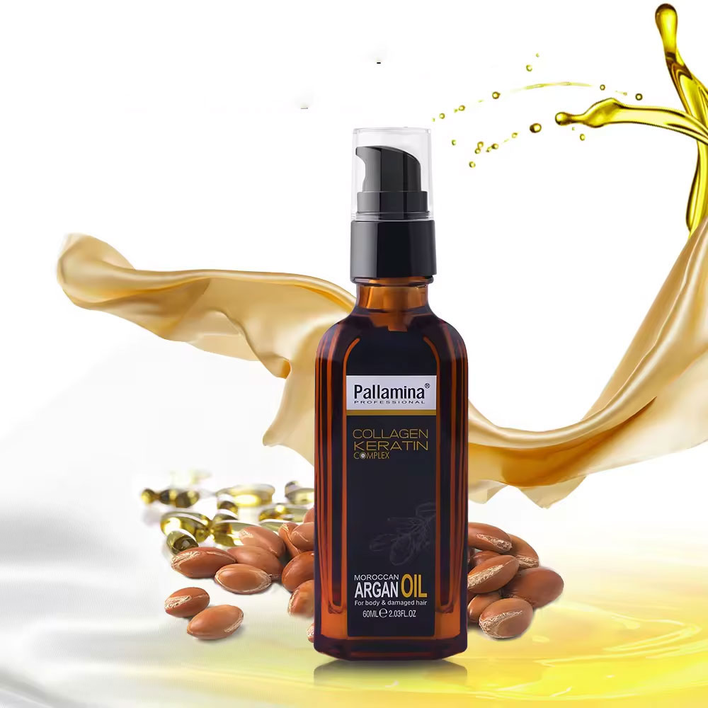 Tinh dầu Pallamina Moroccan Argan Oil Serum dưỡng bóng tóc cao cấp 60ml