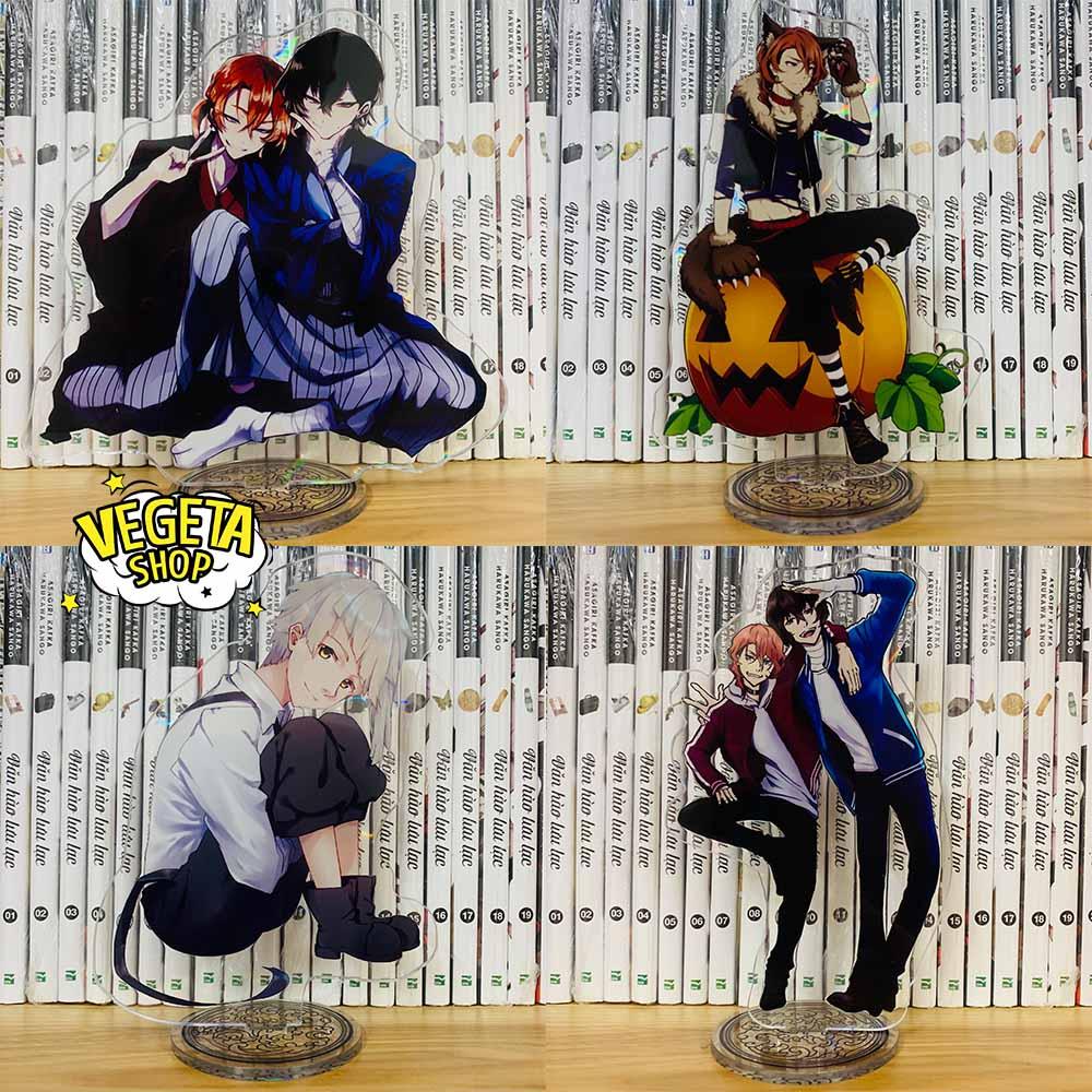 Mô Hình Tượng Standee Acrylic Mica 2 mặt - Bungo Stray Dogs - Văn hào lưu lạc - Dazai Osamu Chuya Nakahara Atshushi