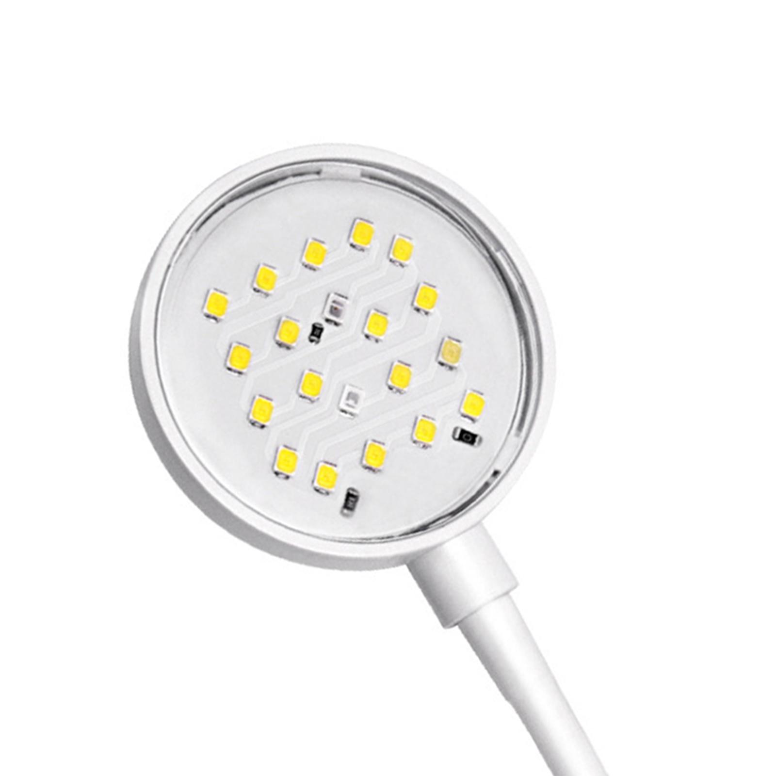 Aquarium Lamps Waterproof Planted Clip Lamp white