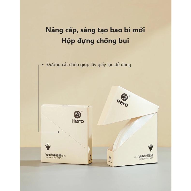 Giấy lọc cà phê Hero V60, giấy lọc nhập khẩu từ Nhật Bản