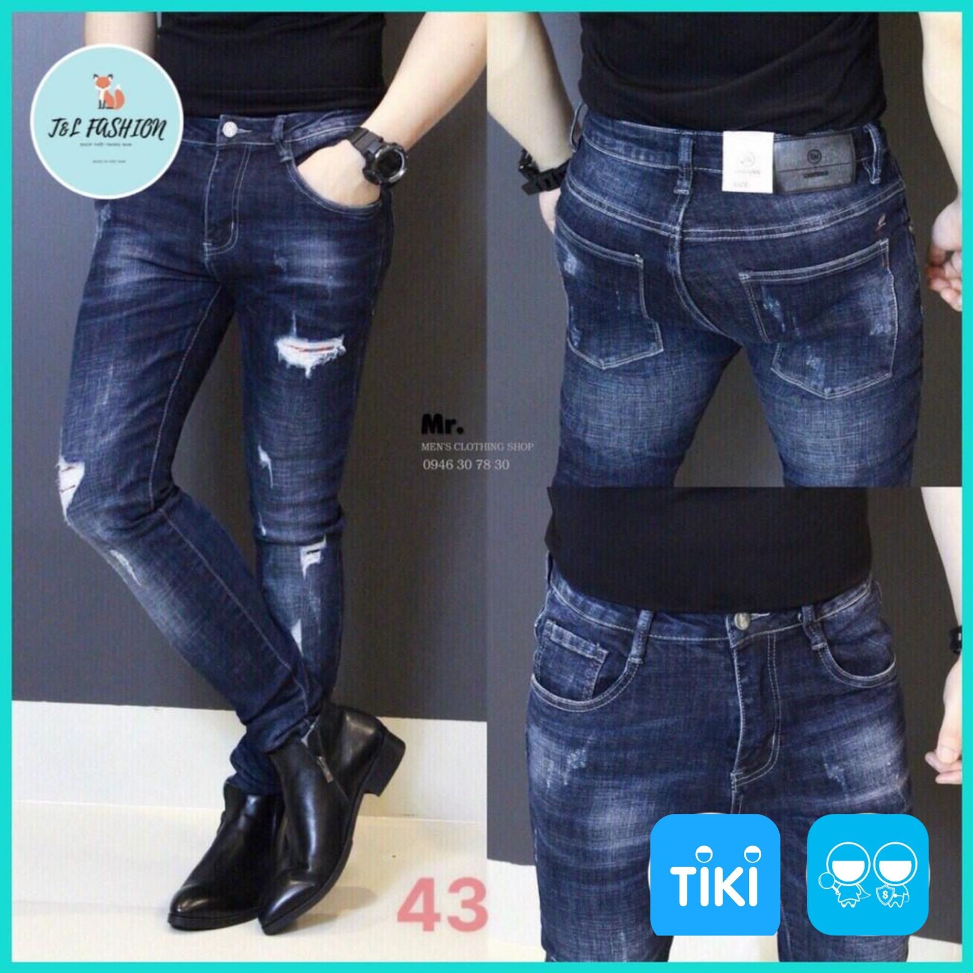 Quần Jean Nam, Quần Bò Nam kiểu mới hot trend phong cách hàn quốc msa5