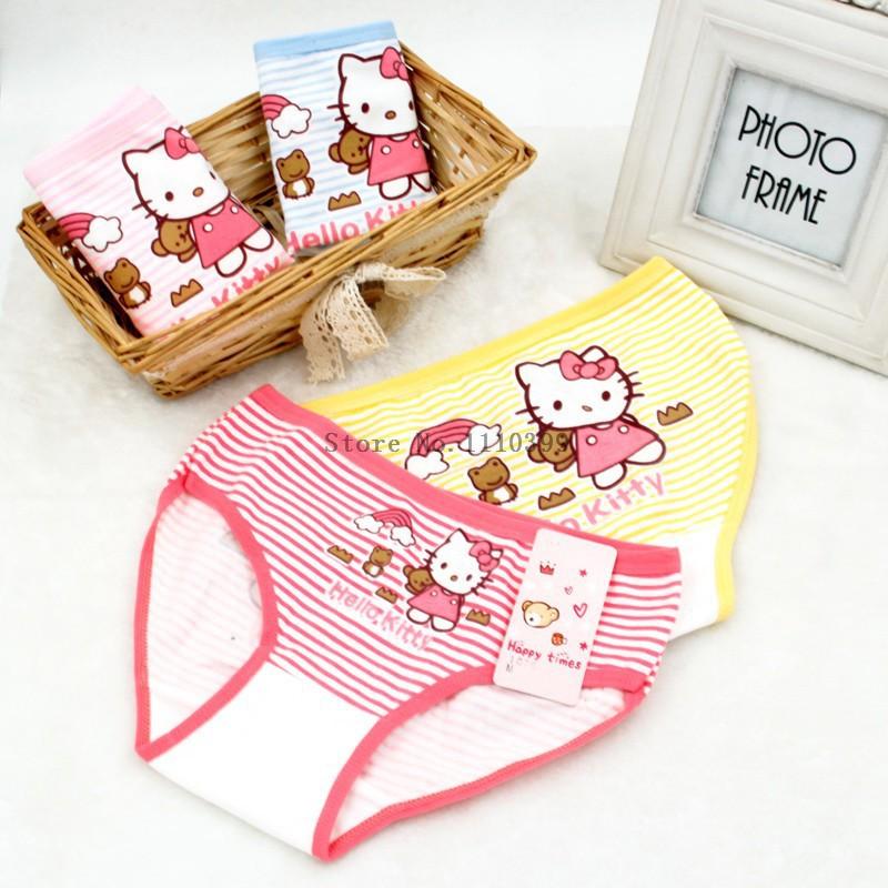 Set 4 quần chíp TAM GIÁC cho bé, quần lót cotton cho bé gái