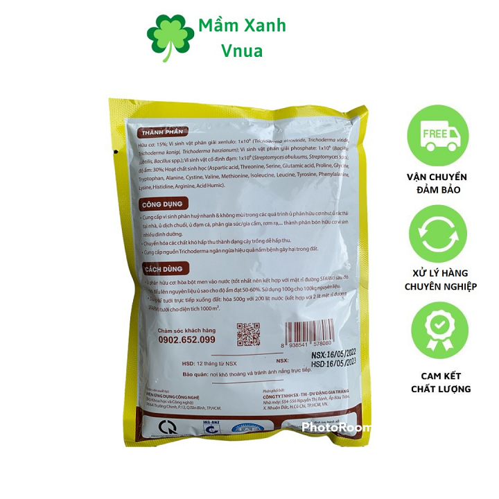 Chế Phẩm EM Plus Trichoderma Sfarm - Gói 200gram