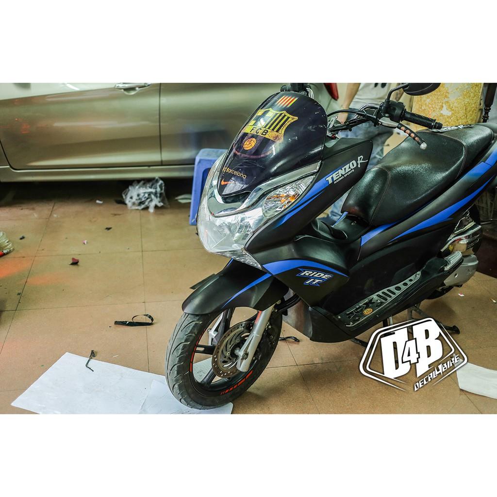 Tem trùm dành cho xe PCX Blue Edition