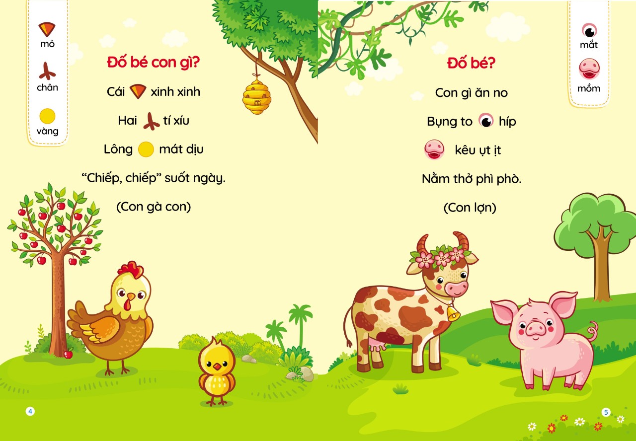 Trọn bộ gồm 4 quyển Đồng dao - Thơ - Truyện - Câu đố cho bé - Tủ sách tiềm thức kèm File đọc quét mã QR ngay trên từng quyển - Tặng 1 bút viết xóa