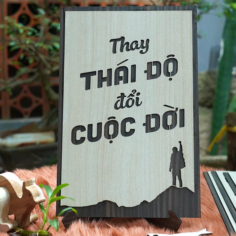 Tranh tạo động lực TDL009 - Thay thái độ đổi cuộc đời