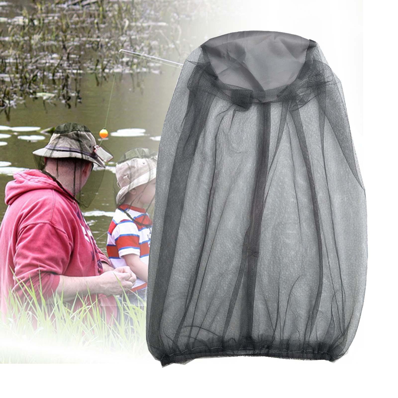 Head Net Mesh Face Neck Netting Hood Comfortable Face Protection Durable Breathable Fishing Cap for Outdoor Hiking Gardening Climbing