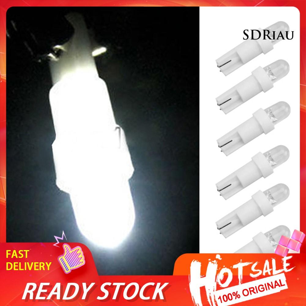 Set 10 Đèn Led 12v T5 Gắn Bảng Điều Khiển Xe Ô Tô