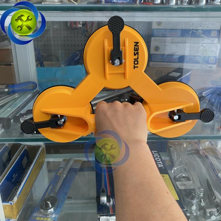 Tay hít kính - hít gạch Tolsen 62663 loại 3 chấu
