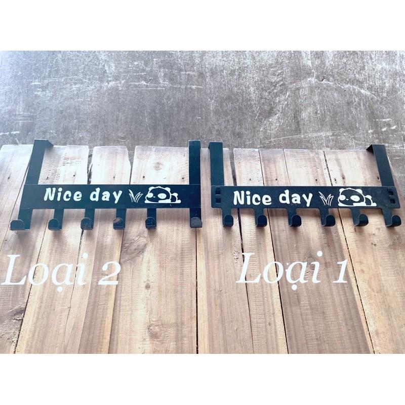 Móc treo quần áo gắn sau cửa Nice day Việt Nam (loại 2)