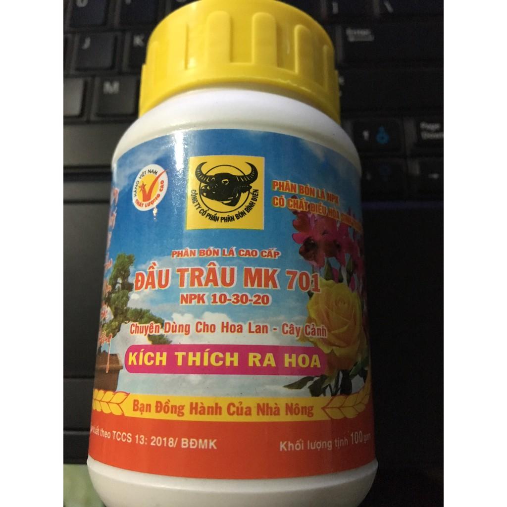 Phân bón đầu trâu NPK lọ 100gr