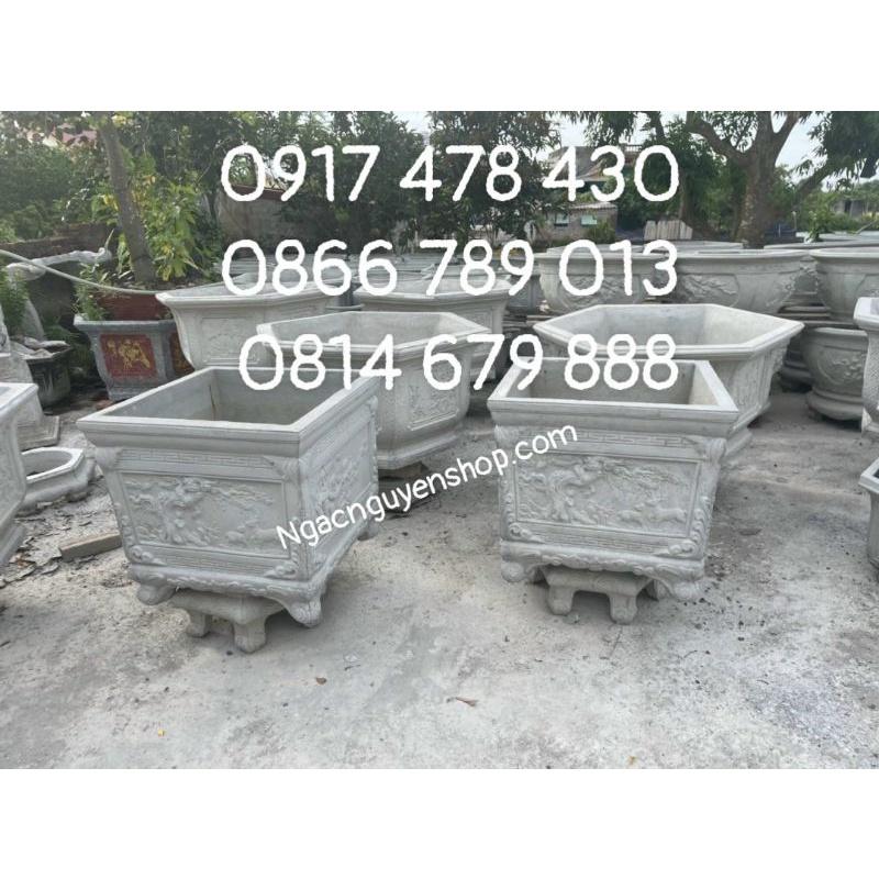 Khuôn đúc chậu cảnh vuông rộng 70 cm cao 65 cm