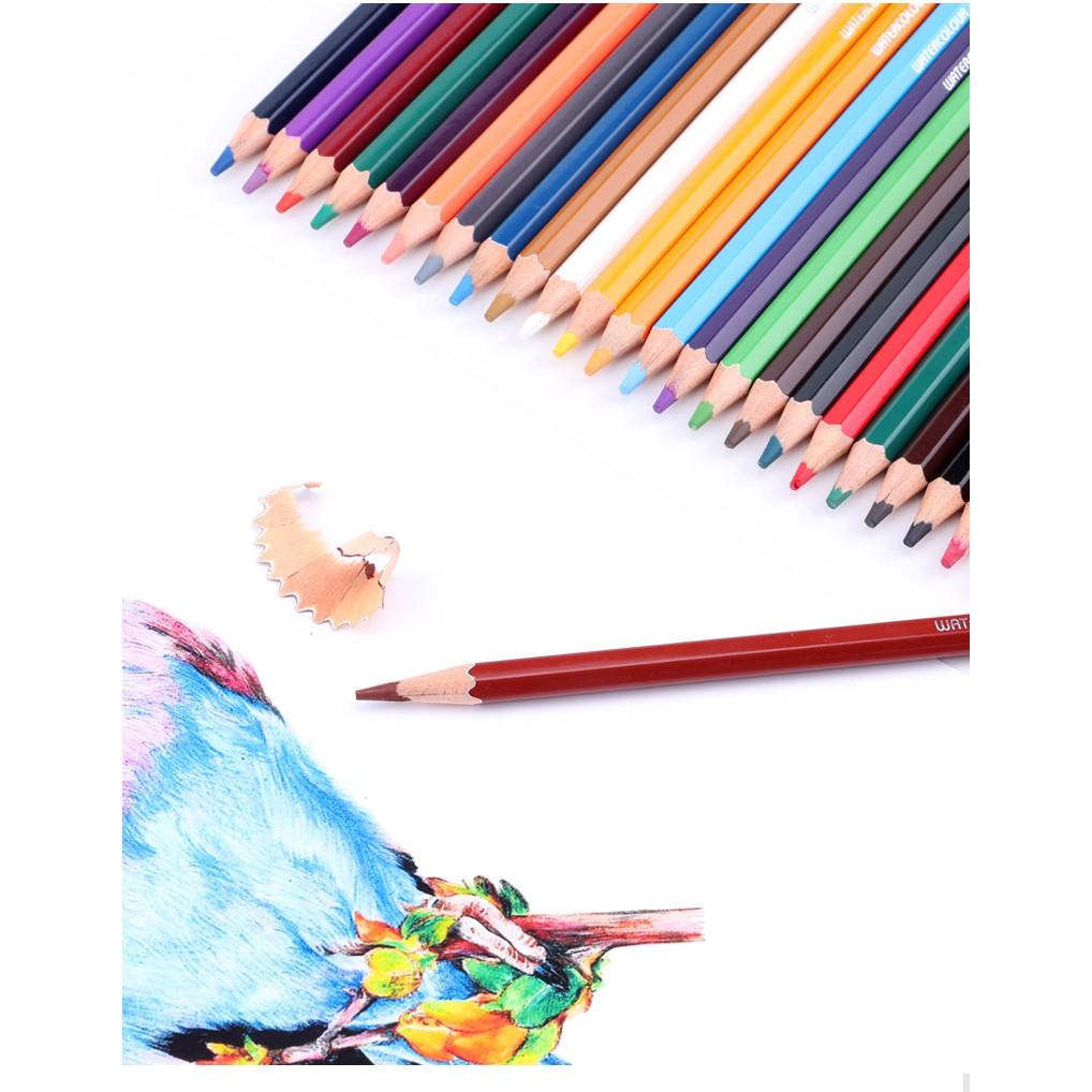 Bộ bút chì Hộp sắt 72 màu,Vẽ chuyên nghiệp -BAOKE/PW1672