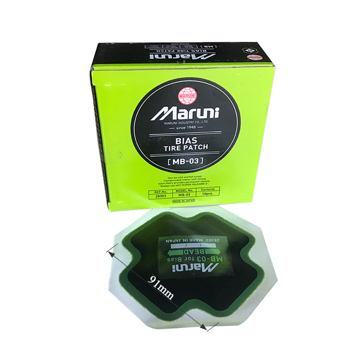 Hộp 10 miếng vá lốp có bố MB-03 Maruni - Nhật