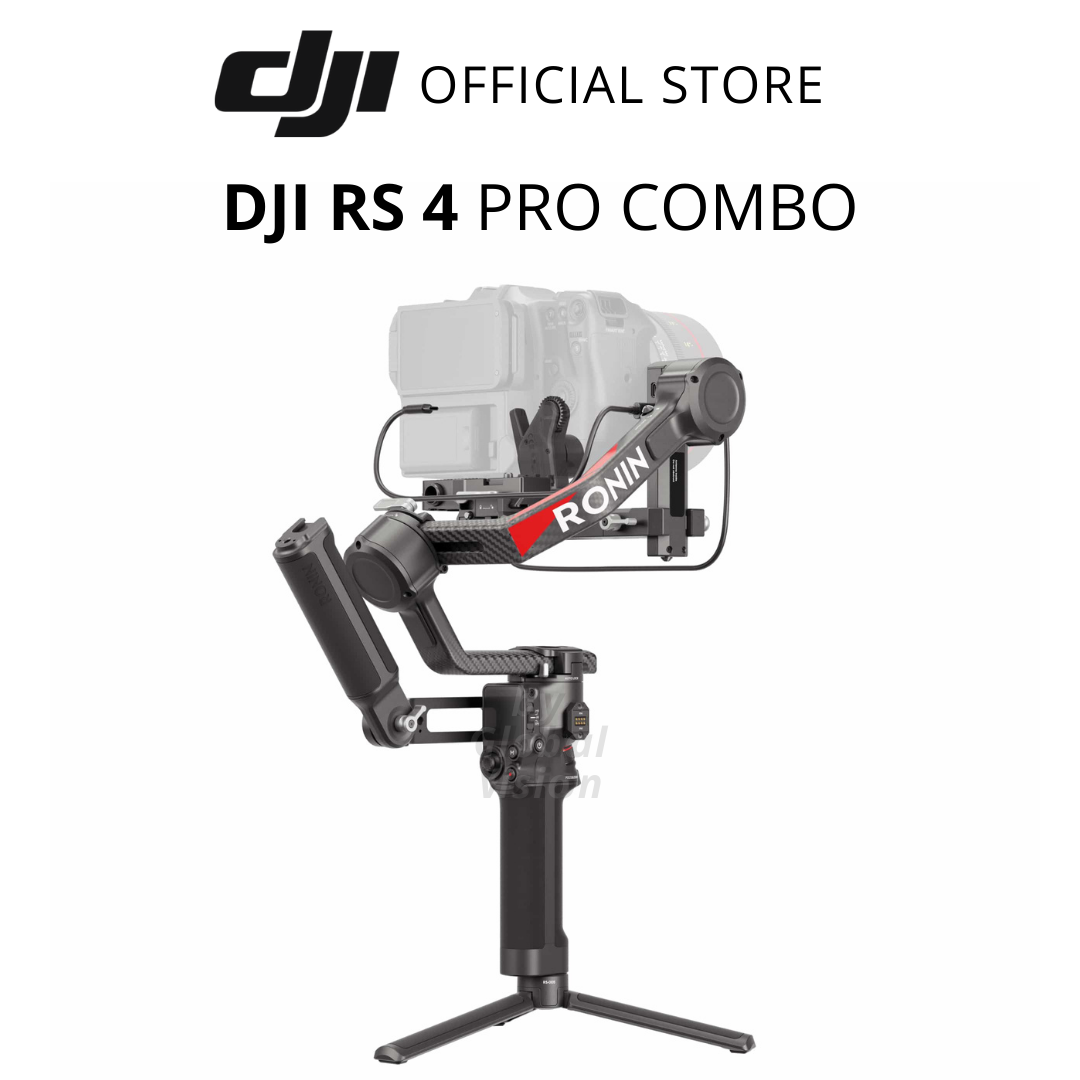 Gimbal máy ảnh DJI RS 4 PRO chống rung cho camera DSLR và Mirrorless tải trọng 4,5kg, quay dọc linh hoạt (DJI RS 4 PRO) - Hàng chính hãng