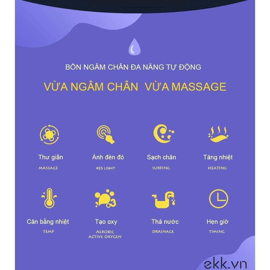 Bồn massage chân hồng ngoại tự động SY-828 Chăm sóc sức khỏe, Tốt cho người trung niên