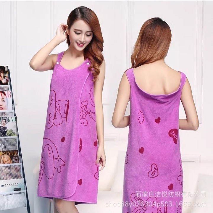 Khăn tắm kiêm áo choàng tắm
