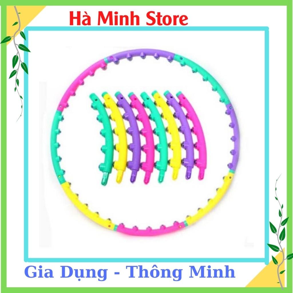 Vòng Lắc Bụng Thông Minh Tháo Rời Tiện Lợi - Vòng Lắc Eo Massage Hula Hoop Giúp Thon Gọn Săn Chắc Vòng Eo