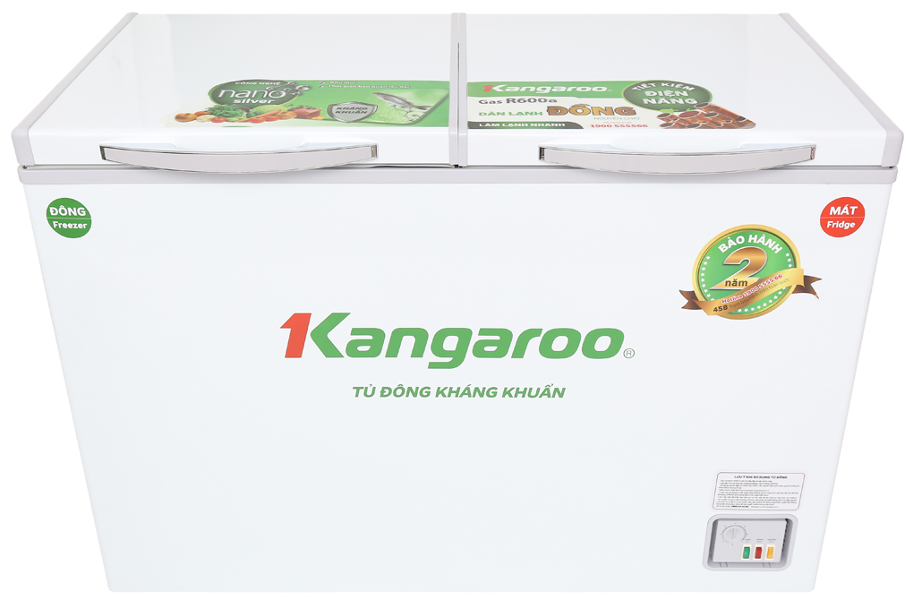 Tủ đông kháng khuẩn Kangaroo KG400NC2 - Hàng chính hãng