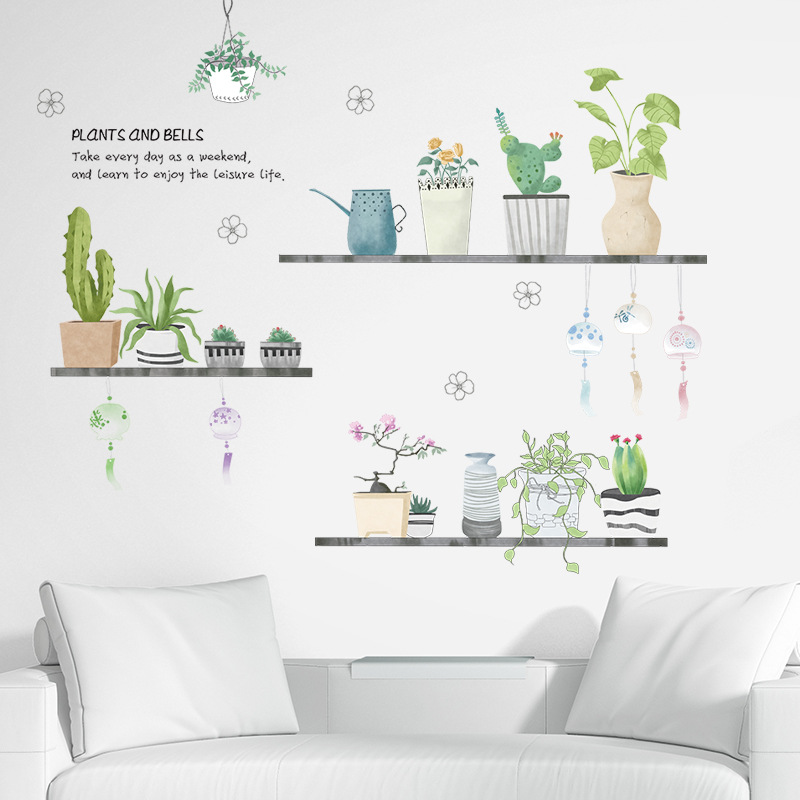 Bộ Decal Tranh Trang Trí Dán Tường Phòng Khách &amp; Phòng Ngủ T04