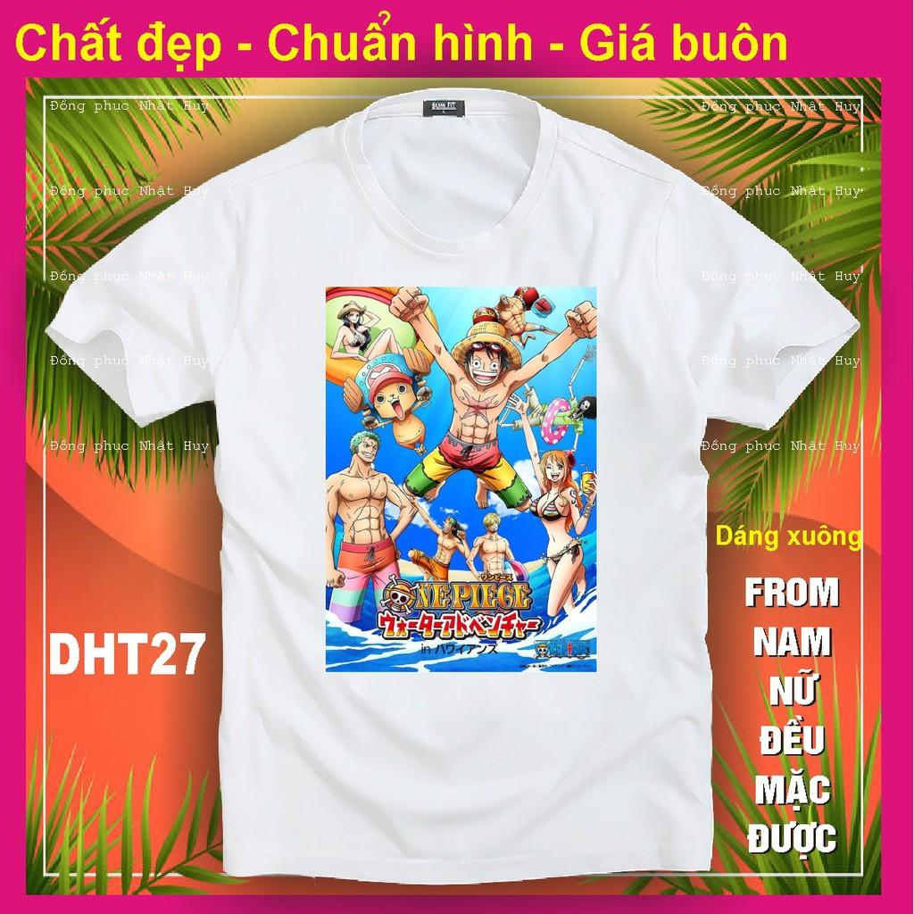 Áo thun Đảo hải tặc 26 chất đẹp One Piece,phông,in hình Monkey D. Luffy,Zoro,Nami,Usopp,Sanji,Chopper