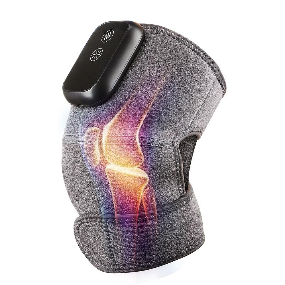Wireless Heated Knee Massager for Joint Pain Relief Arthritis Cramps Meniscus Pain Electric Vibration Knee Brace Wrap