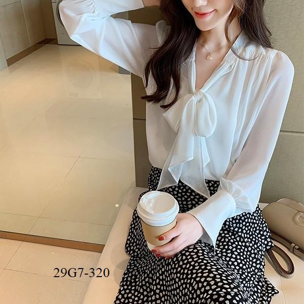 ÁO SƠ MI NƠ TRẮNG XINH XẮN -G7-320