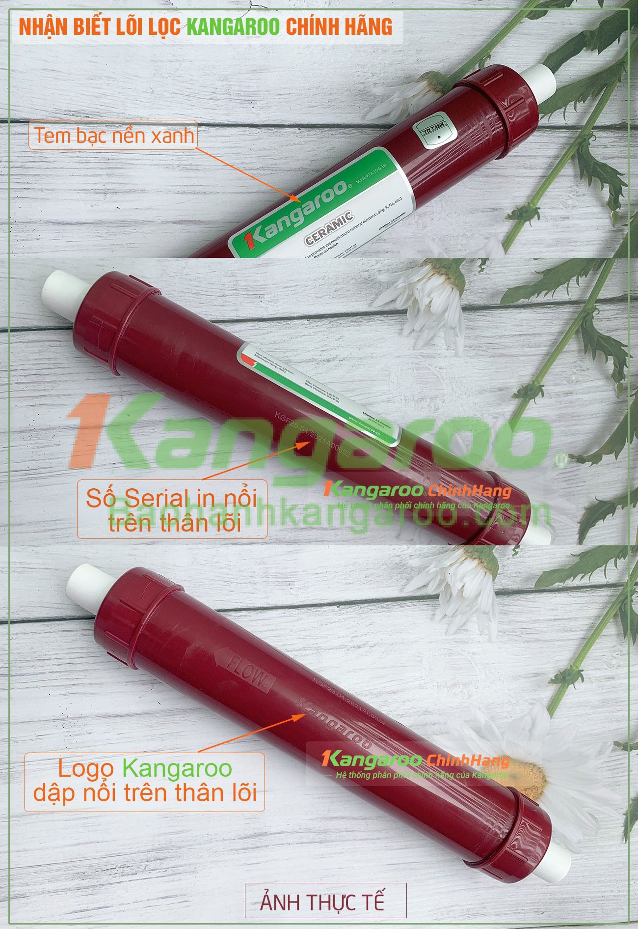 Lõi lọc nước Kangaroo số 6