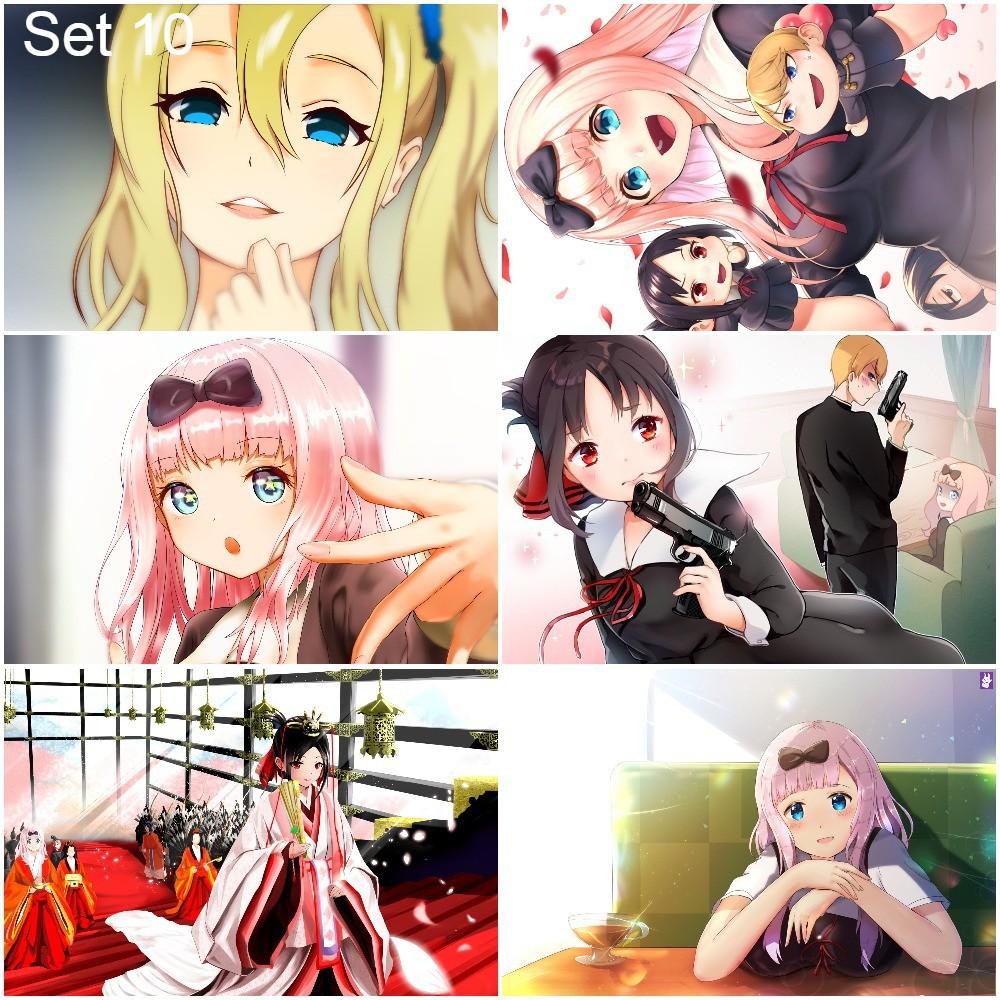 Bộ 6 Poster anime Kaguya-sama: Love Is War - Cuộc chiến tỏ tình của những thiên tài - A3,A4,A5