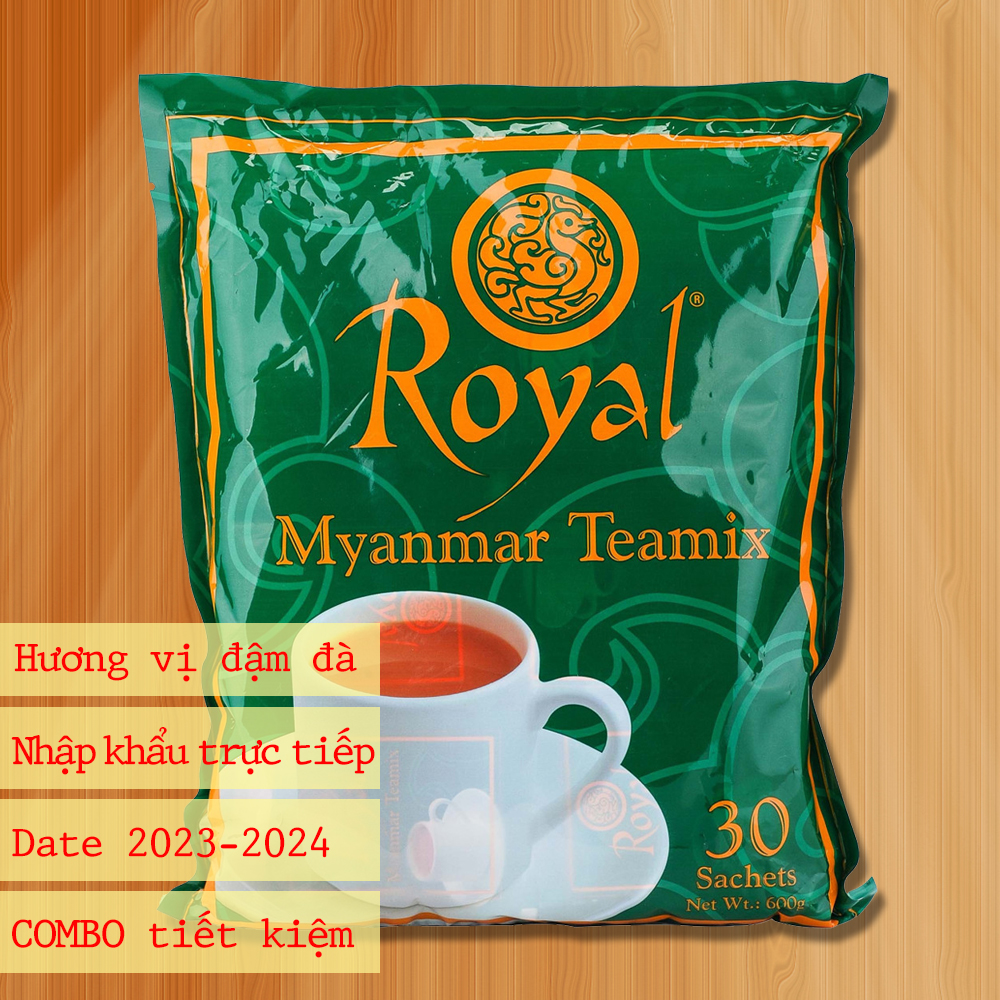 Trà Sữa Hòa Tan Royal Myanmar Teamix Royal010600 (30 Gói) - [8888311091083]