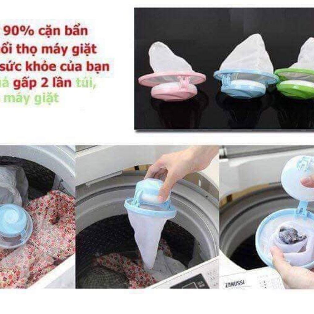 Phao Lọc Cặn Bẩn Máy Giặt, Túi Lọc Gom Rác Lồng Máy Giặt