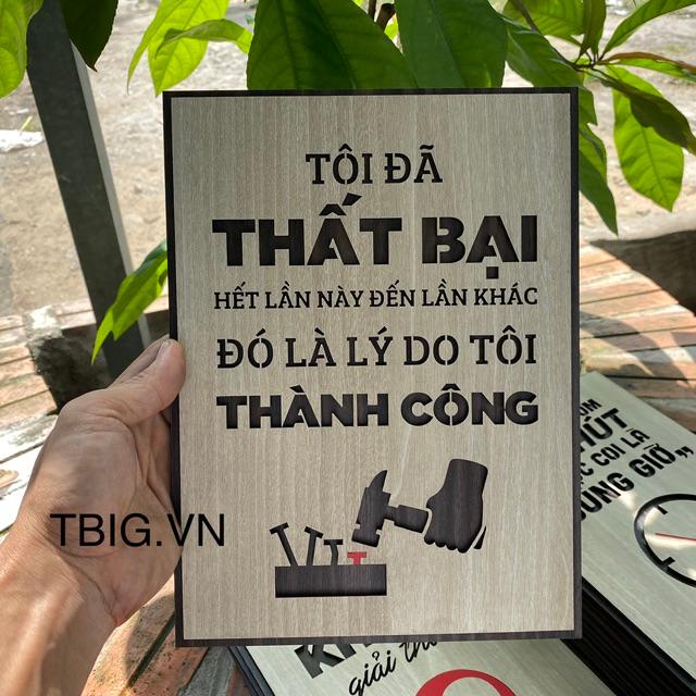 Tranh treo tường gỗ trang trí phòng làm việc