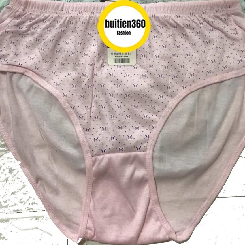 Quần lót bà già cạp cao QBGS from to quần lót nữ big size lớn cho người già người béo mập 60kg-70kg-80kg 85kg